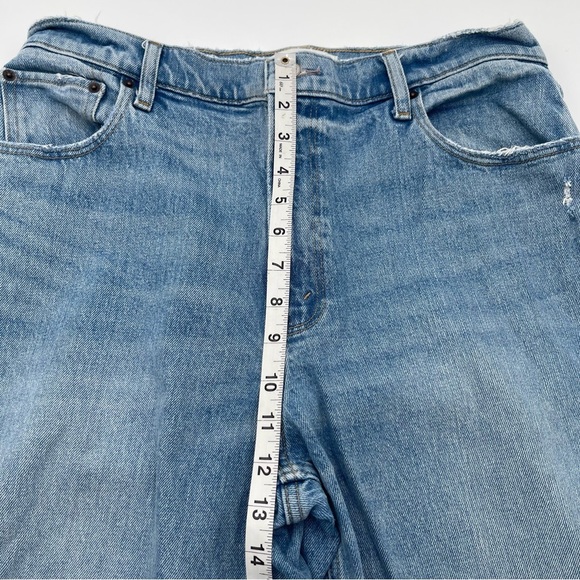 Abercrombie & Fitch The 90s Straight Ultra High Rise Women’s 31/12L Distressed - Picture 13 of 15
